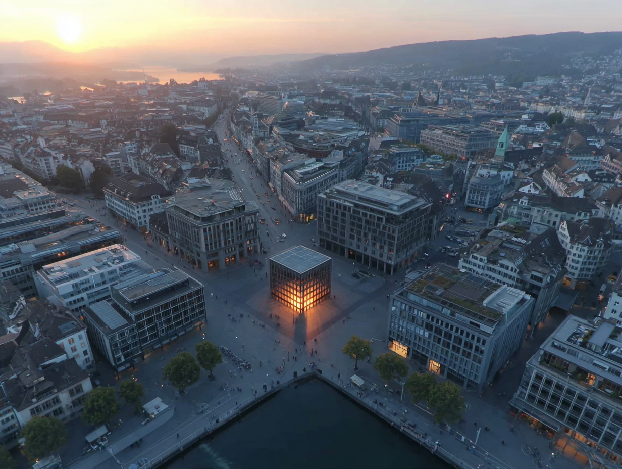 A digital asset embedded in the financial centre
